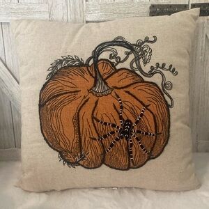 LAST ONE—Target Threshold 2023 Halloween Pumpkin & Spider Pillow